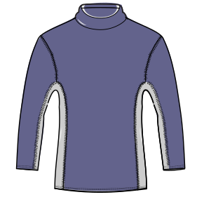 Fashion sewing patterns for MEN T-Shirts Surf T-Shirt 7790